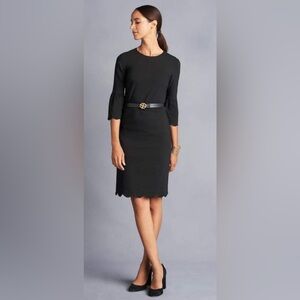 J. McLaughlin Classic Black Elle Sheath Dress